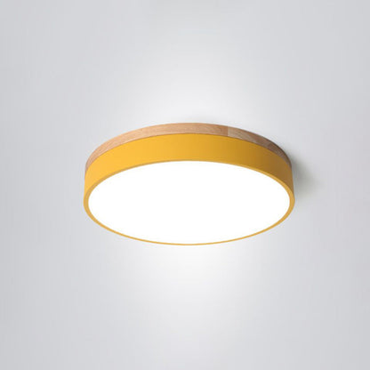 Lumière Moderne Taklampa - Vit Grå Metall och Trä för Sovrum och Vardagsrum