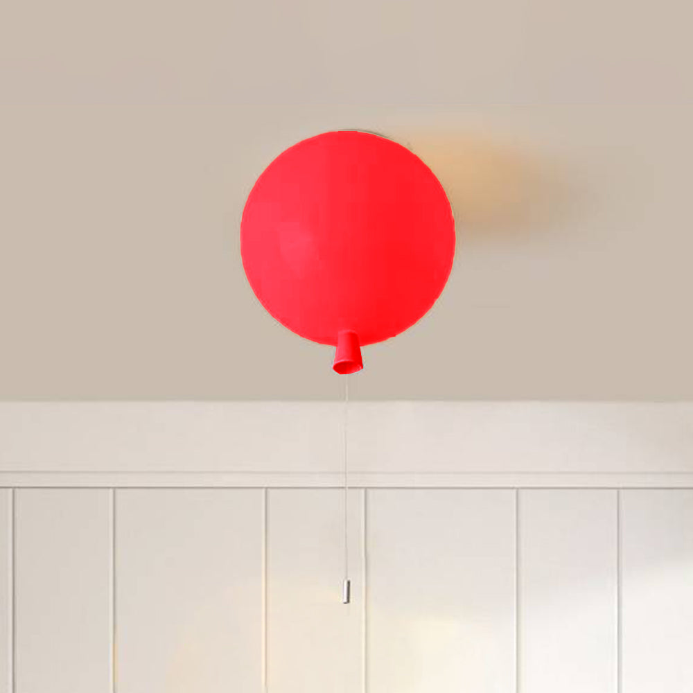 Fateh Modern Liten Rund LED Taklampa Vit Akryl Sovrum