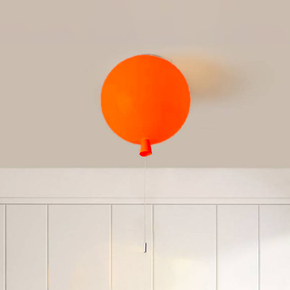 Fateh Modern Liten Rund LED Taklampa Vit Akryl Sovrum