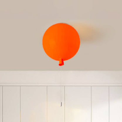Fateh Modern Liten Rund LED Taklampa Vit Akryl Sovrum