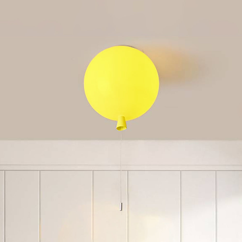 Fateh Modern Liten Rund LED Taklampa Vit Akryl Sovrum