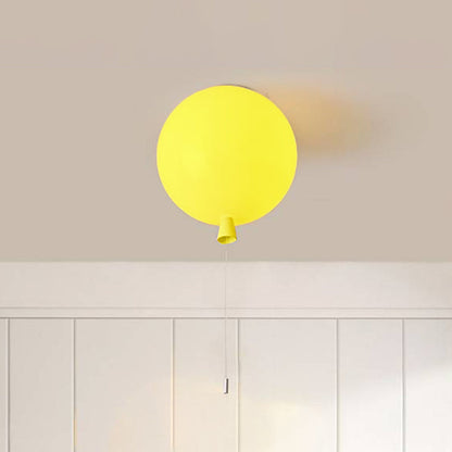 Fateh Modern Liten Rund LED Taklampa Vit Akryl Sovrum