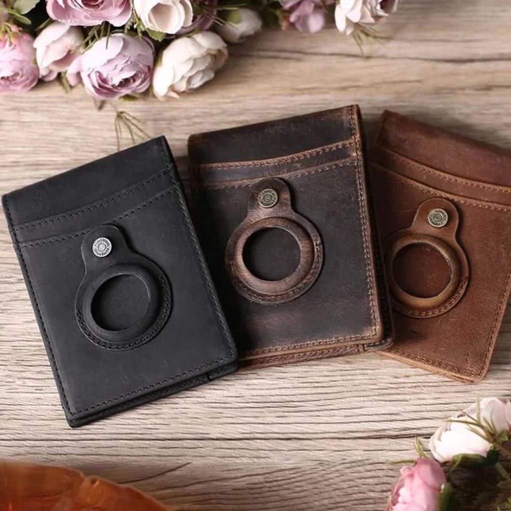 Läderplånbok RFID Slim Kortfodral Pouch