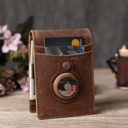 Läderplånbok RFID Slim Kortfodral Pouch