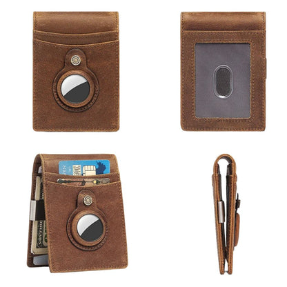 Läderplånbok RFID Slim Kortfodral Pouch
