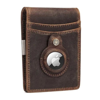 Läderplånbok RFID Slim Kortfodral Pouch