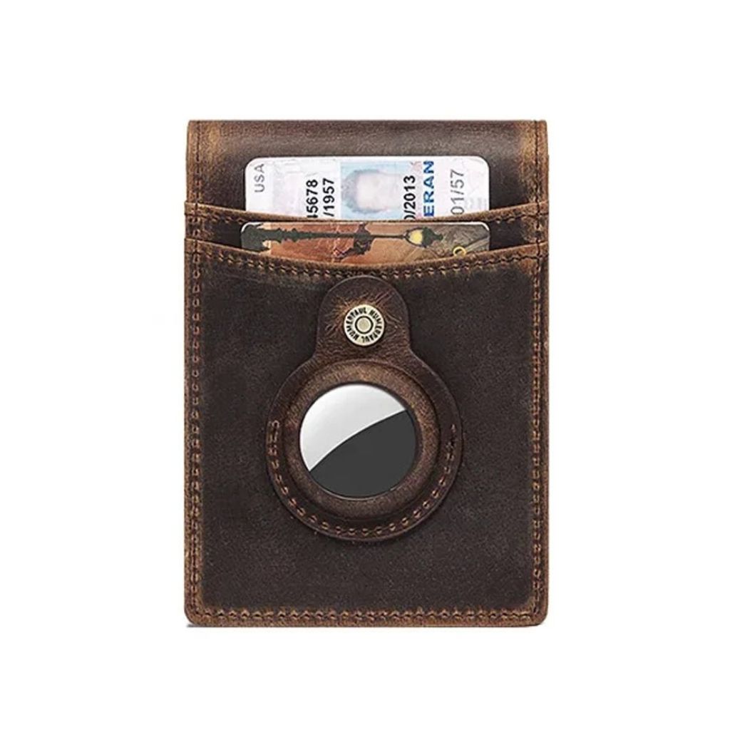 Läderplånbok RFID Slim Kortfodral Pouch