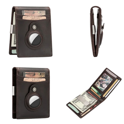 Läderplånbok RFID Slim Kortfodral Pouch
