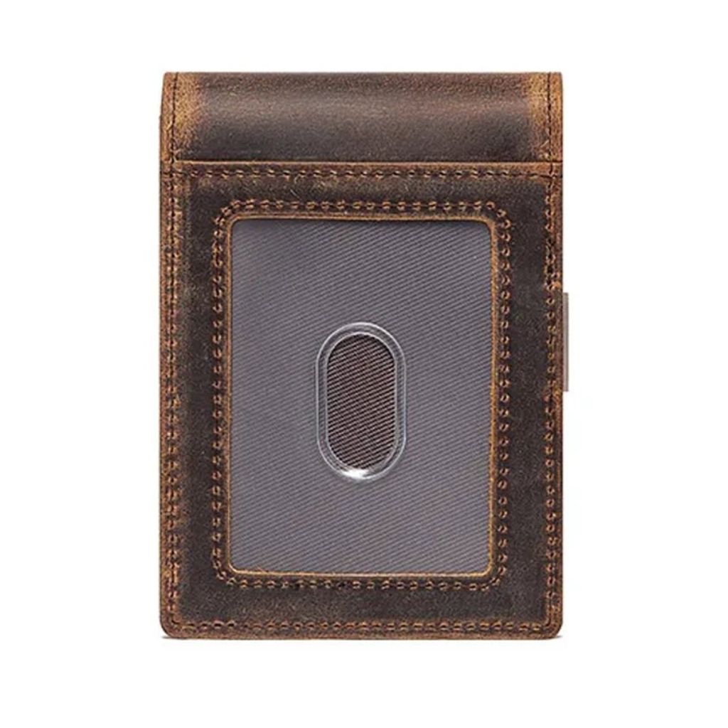 Läderplånbok RFID Slim Kortfodral Pouch