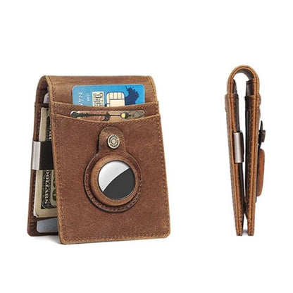 Läderplånbok RFID Slim Kortfodral Pouch