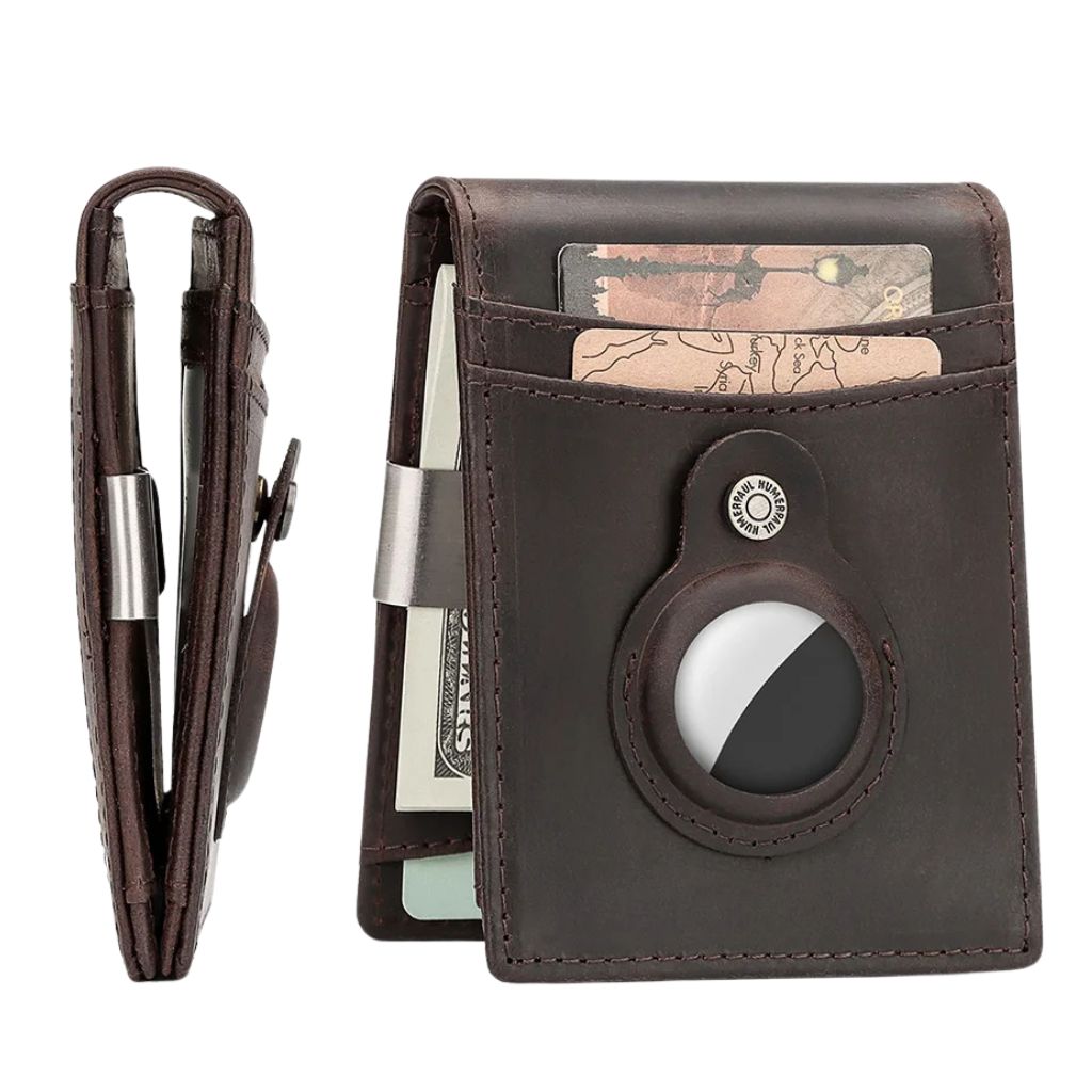 Läderplånbok RFID Slim Kortfodral Pouch