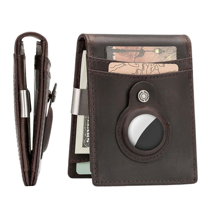 Läderplånbok RFID Slim Kortfodral Pouch