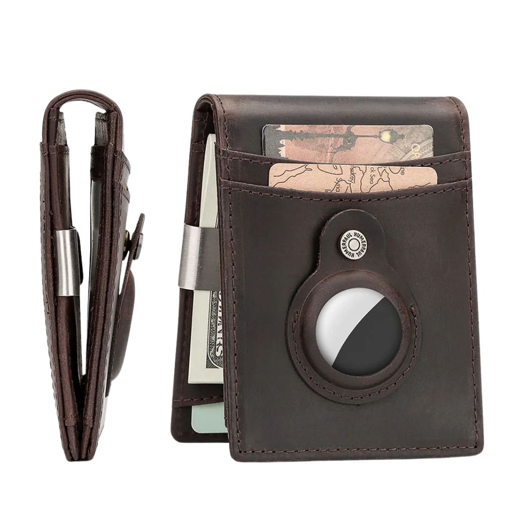 Läderplånbok RFID Slim Kortfodral Pouch