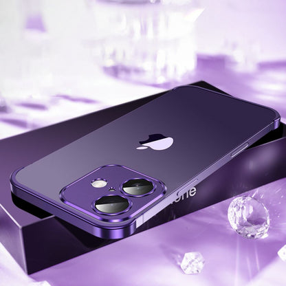 Mobilskal Minimalistisk Slim Skyddande Metallfack