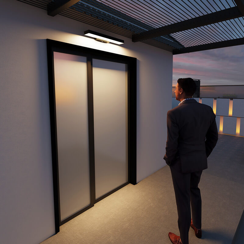 Vägglampa Modern Utomhus LED Armatur