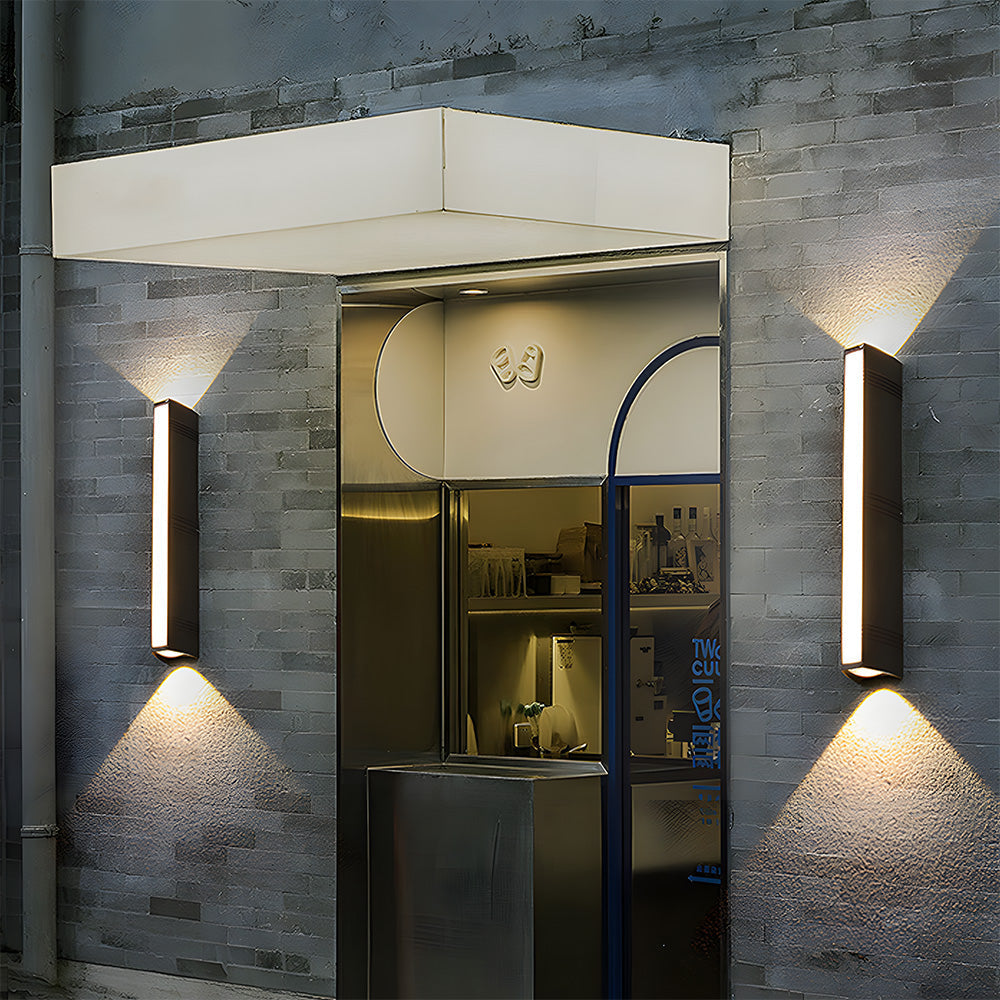 Utomhus LED Vägglampa Modern Vattentålig Armatur