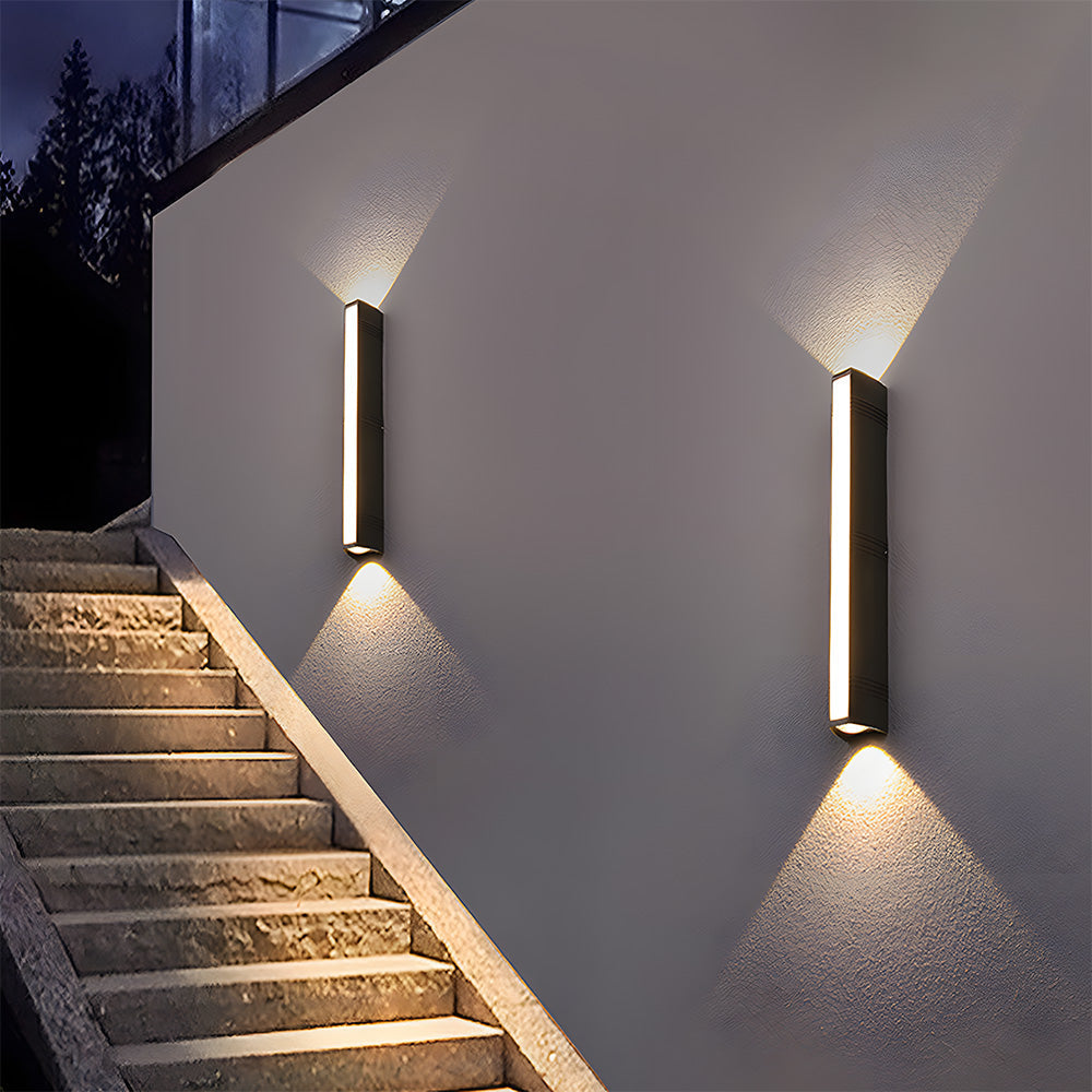 Utomhus LED Vägglampa Modern Vattentålig Armatur