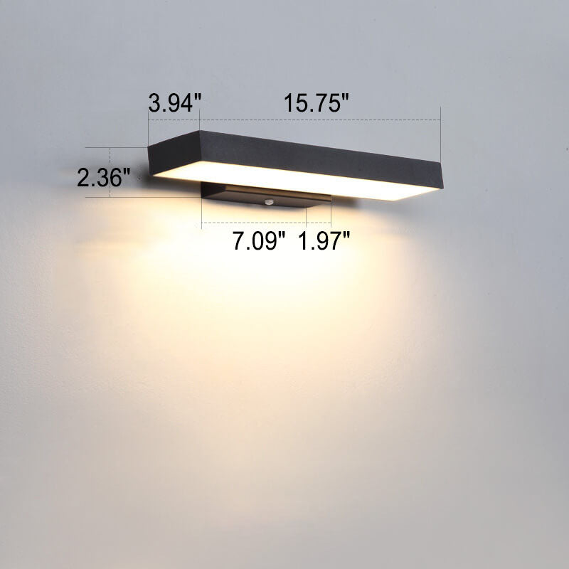 Vägglampa Modern Utomhus LED Armatur
