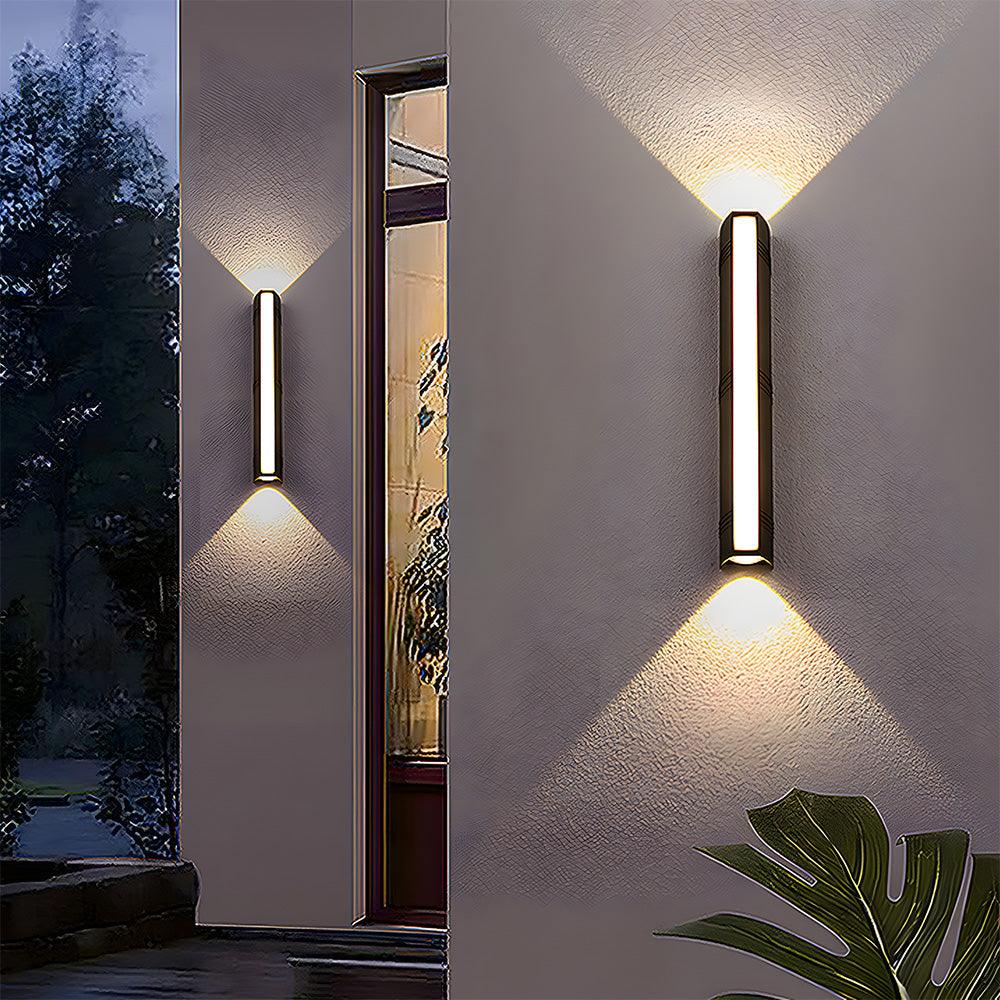 Utomhus LED Vägglampa Modern Vattentålig Armatur