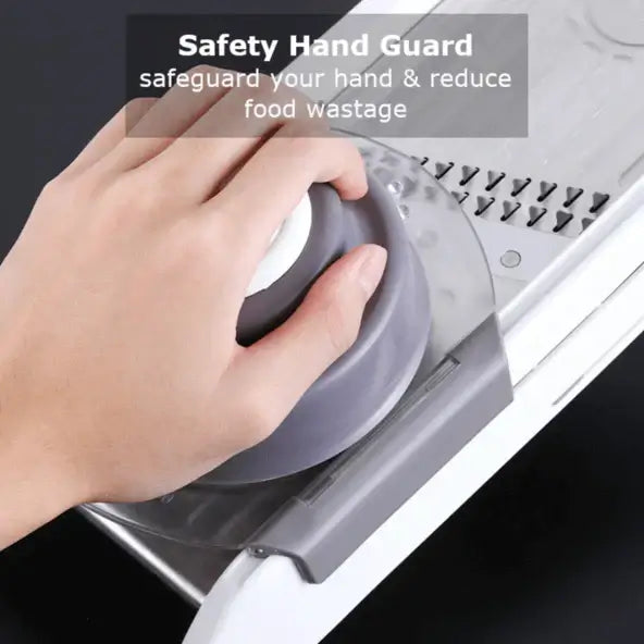 Royallure 18-i-1 Mandolinskivare & Hackare – Justerbara blad, Säker, Tål diskmaskin