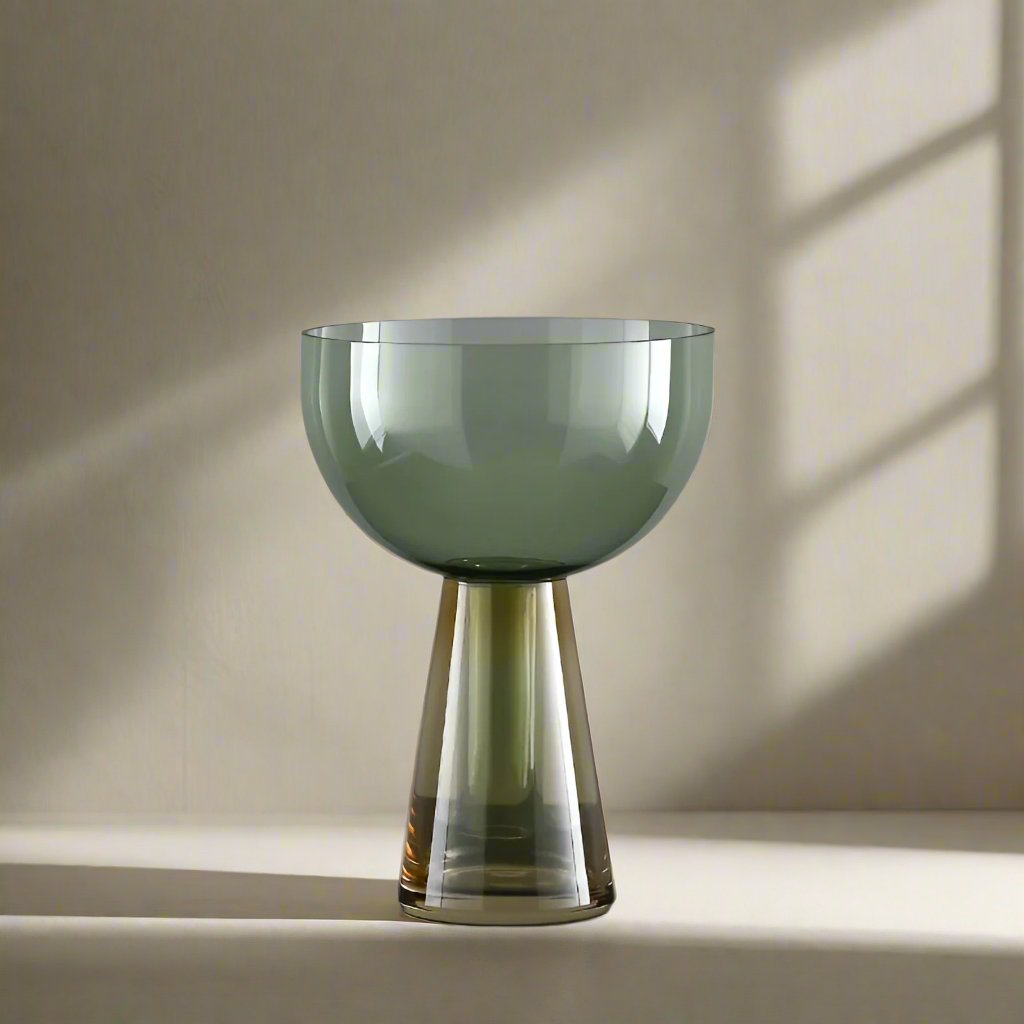Liten glas hydroponisk vas för modern borddekoration