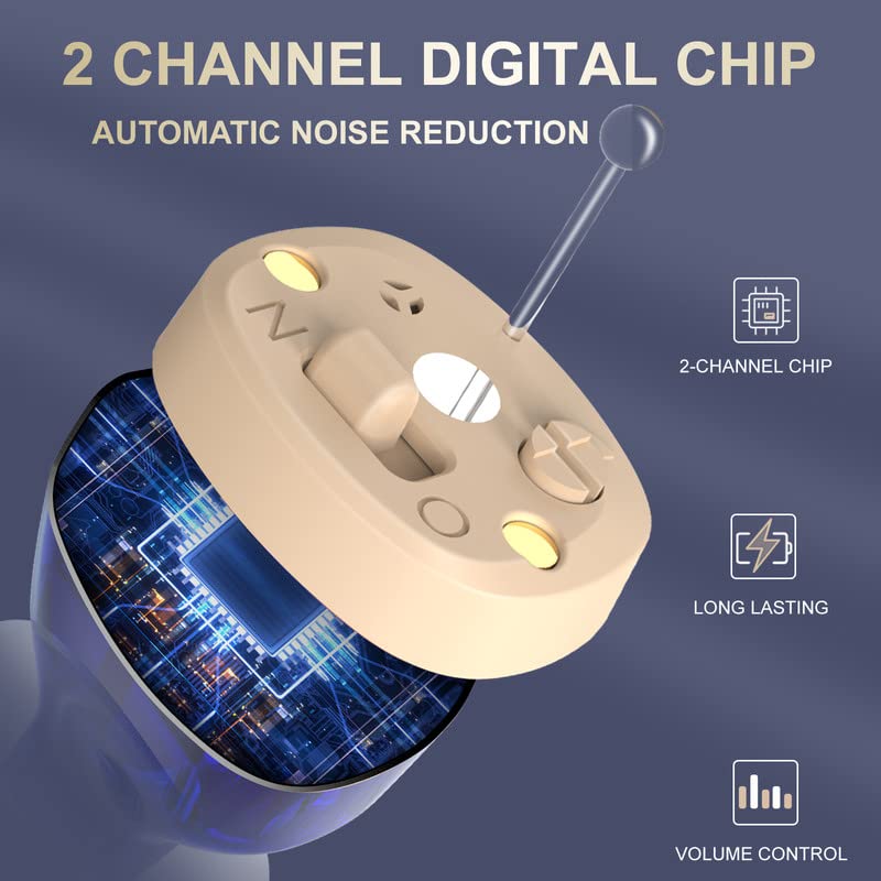 Hörhjälpmedel Bluetooth Laddningsbara Bullerdämpande