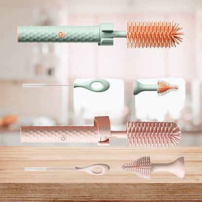 SPINBRITE – Elektrisk silikonflaskborste för enkel, hygienisk rengöring