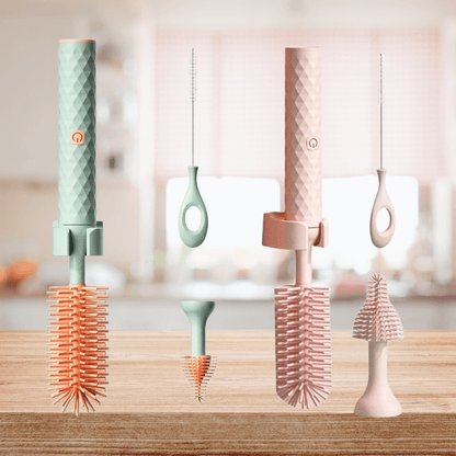 SPINBRITE – Elektrisk silikonflaskborste för enkel, hygienisk rengöring