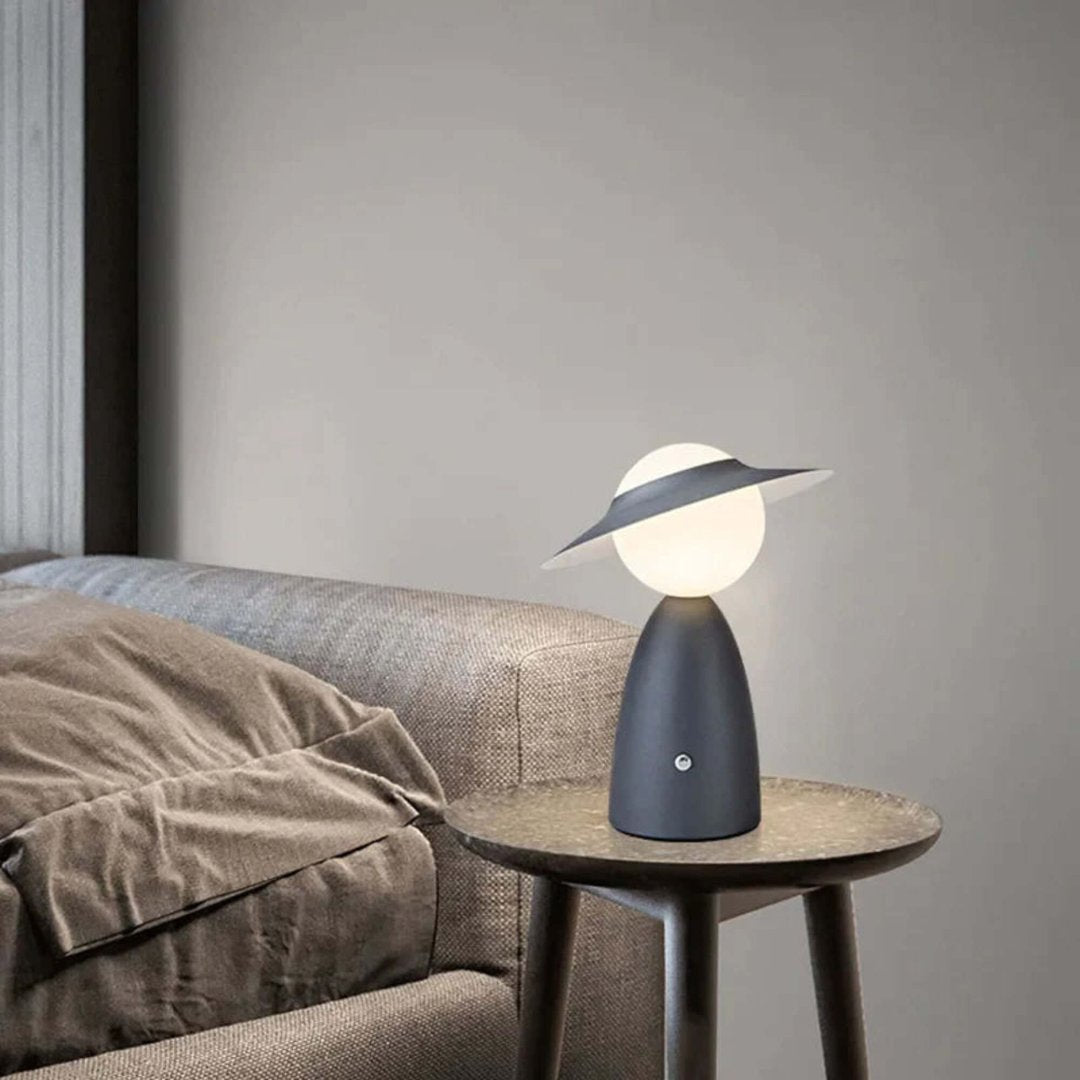 Lioro Nimbis | Intelligent trådlös LED‑bordslampa med touch-dimmer