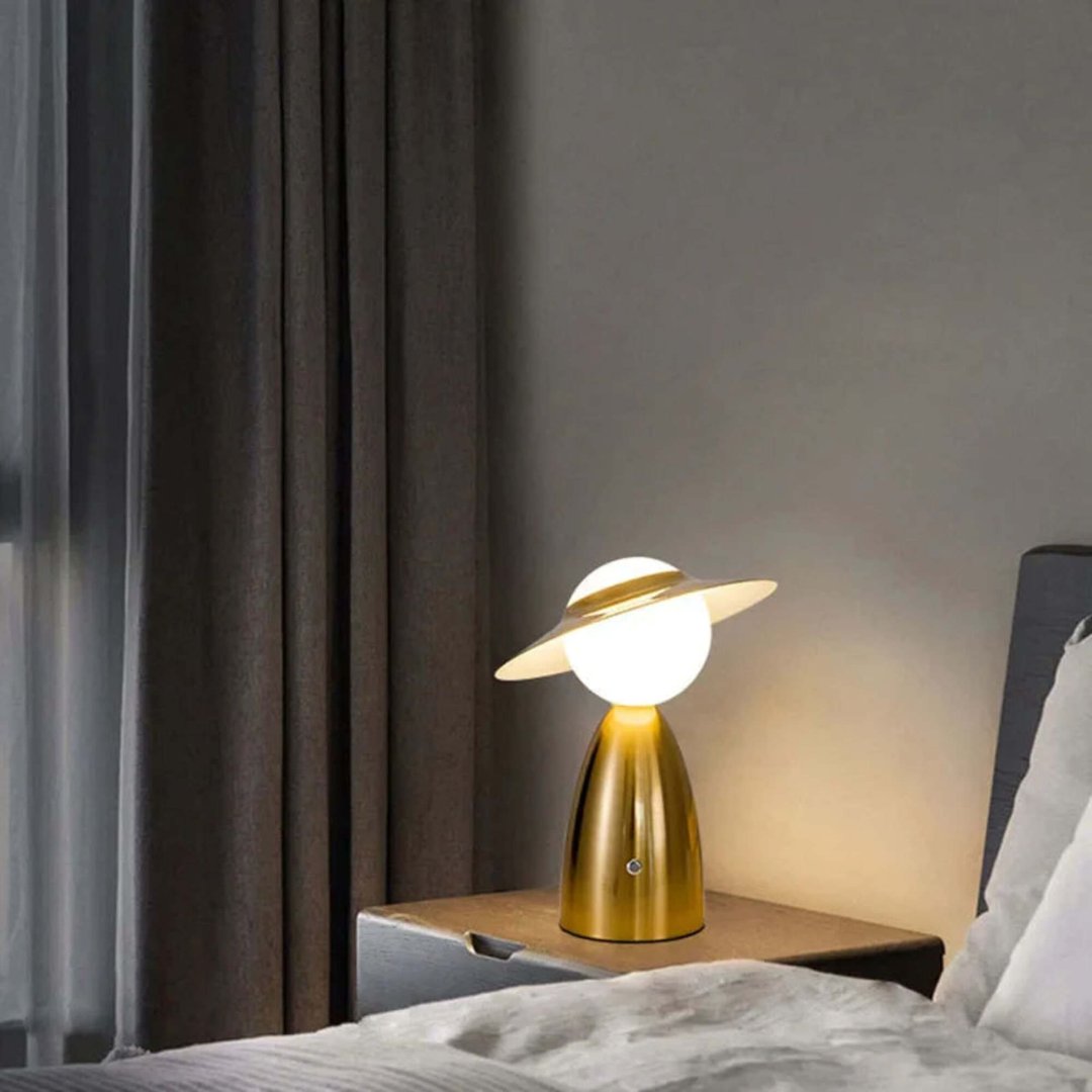 Lioro Nimbis | Intelligent trådlös LED‑bordslampa med touch-dimmer