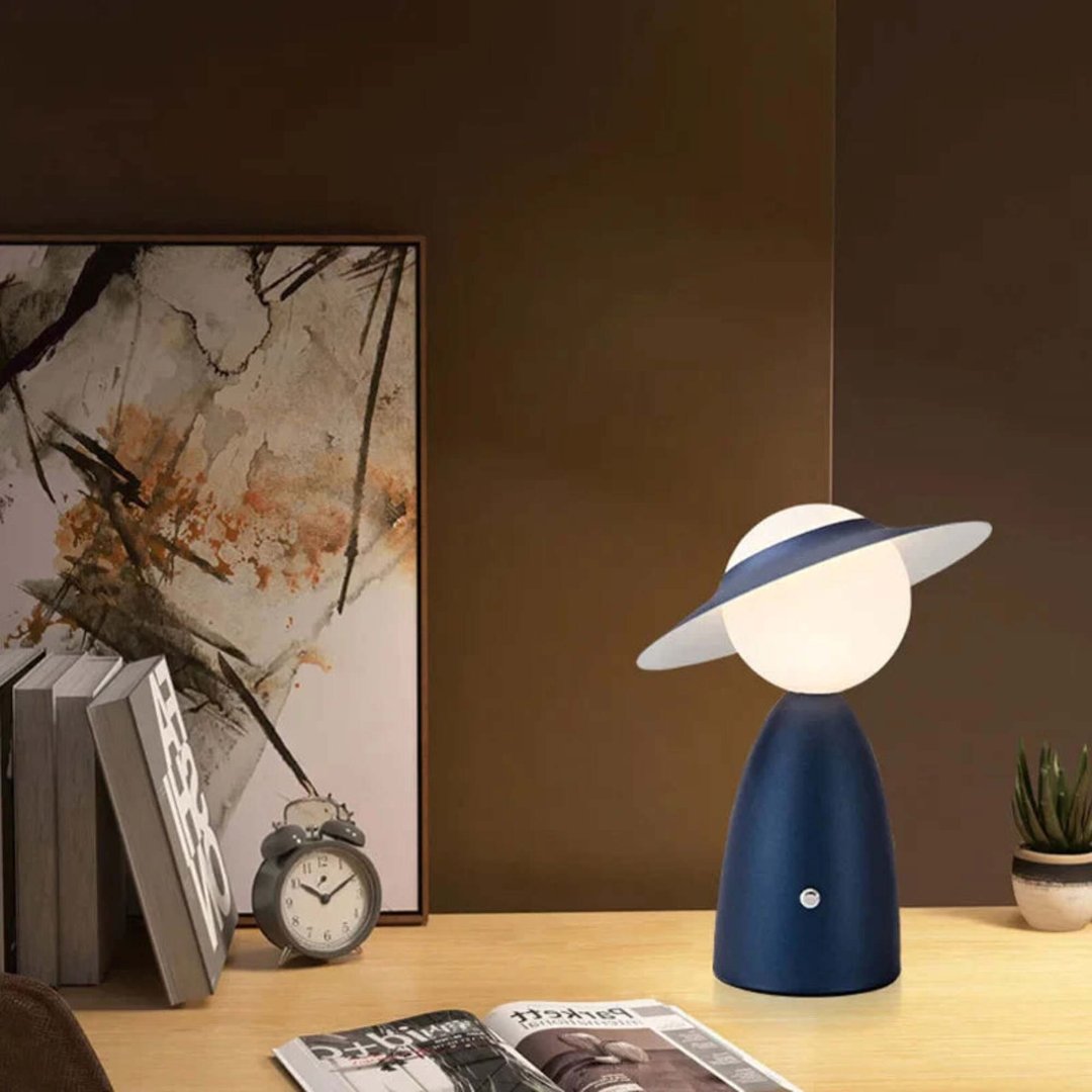 Lioro Nimbis | Intelligent trådlös LED‑bordslampa med touch-dimmer