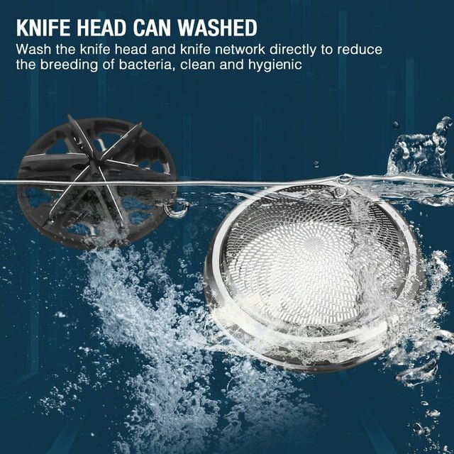 SmoothShave Bärbar Rakapparat - Kompakt elektrisk roterande rakapparat för smärtfri, slät hud