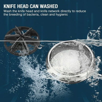 SmoothShave Bärbar Rakapparat - Kompakt elektrisk roterande rakapparat för smärtfri, slät hud