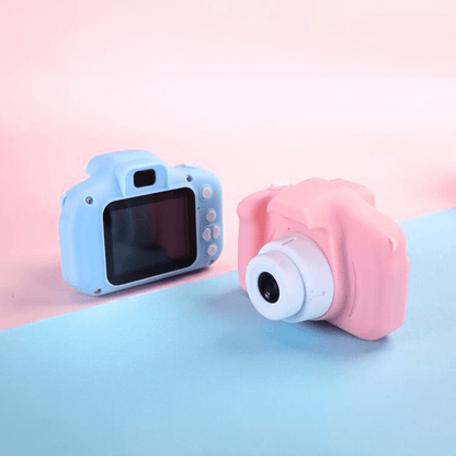 Snapbuddy - Barn-Digitalkamera med dubbla objektiv - stötsäker 1080p HD-kamera för barn