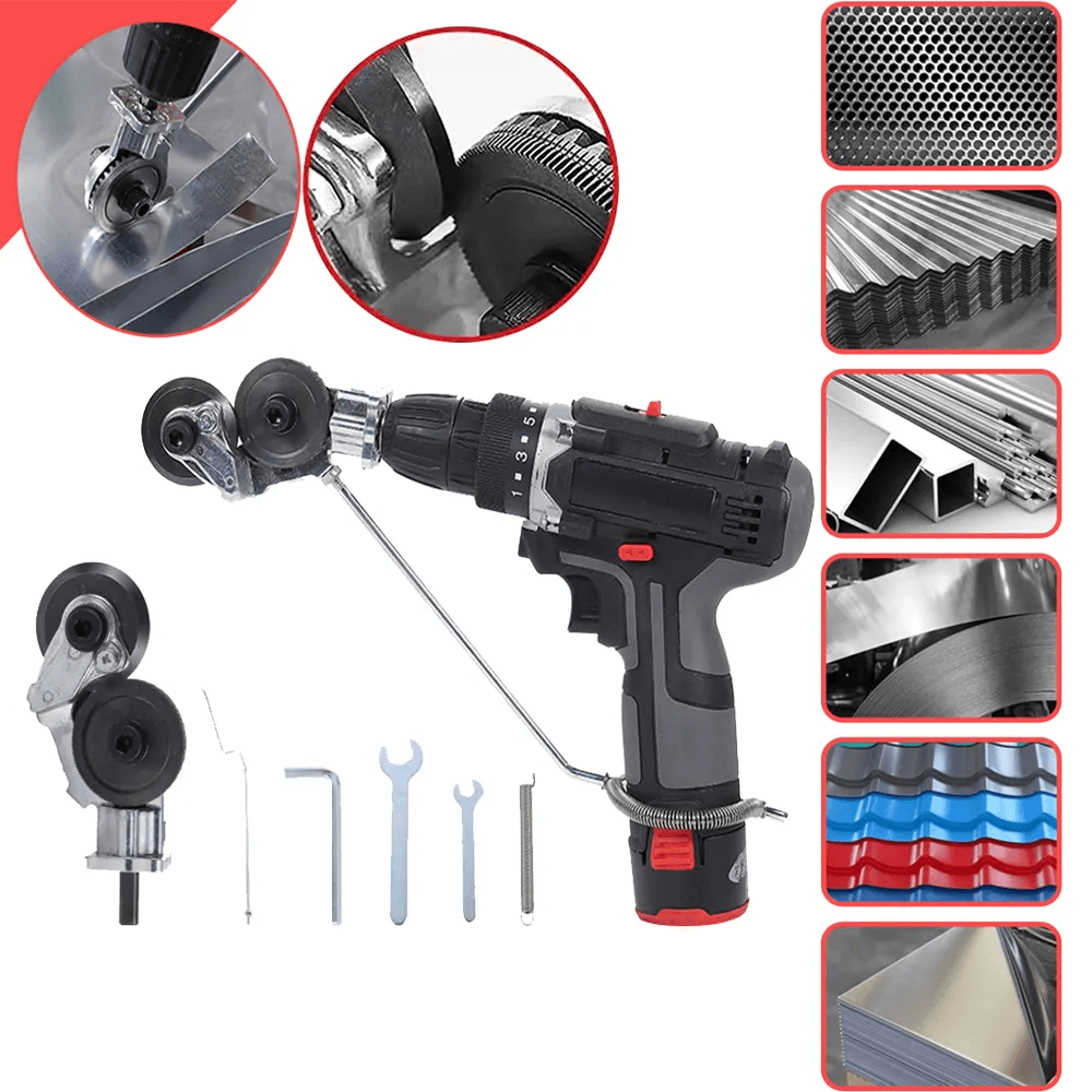 Snibbler Borrmaskinskärverktyg - Precision plåtklippverktyg för järn, stål och aluminium