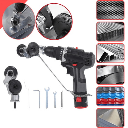 Snibbler Borrmaskinskärverktyg - Precision plåtklippverktyg för järn, stål och aluminium