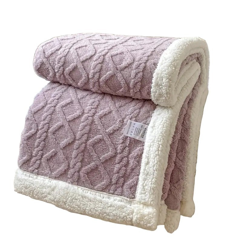 SHERPLY – Vändbar filt i Sherpa-fleece för året runt-komfort