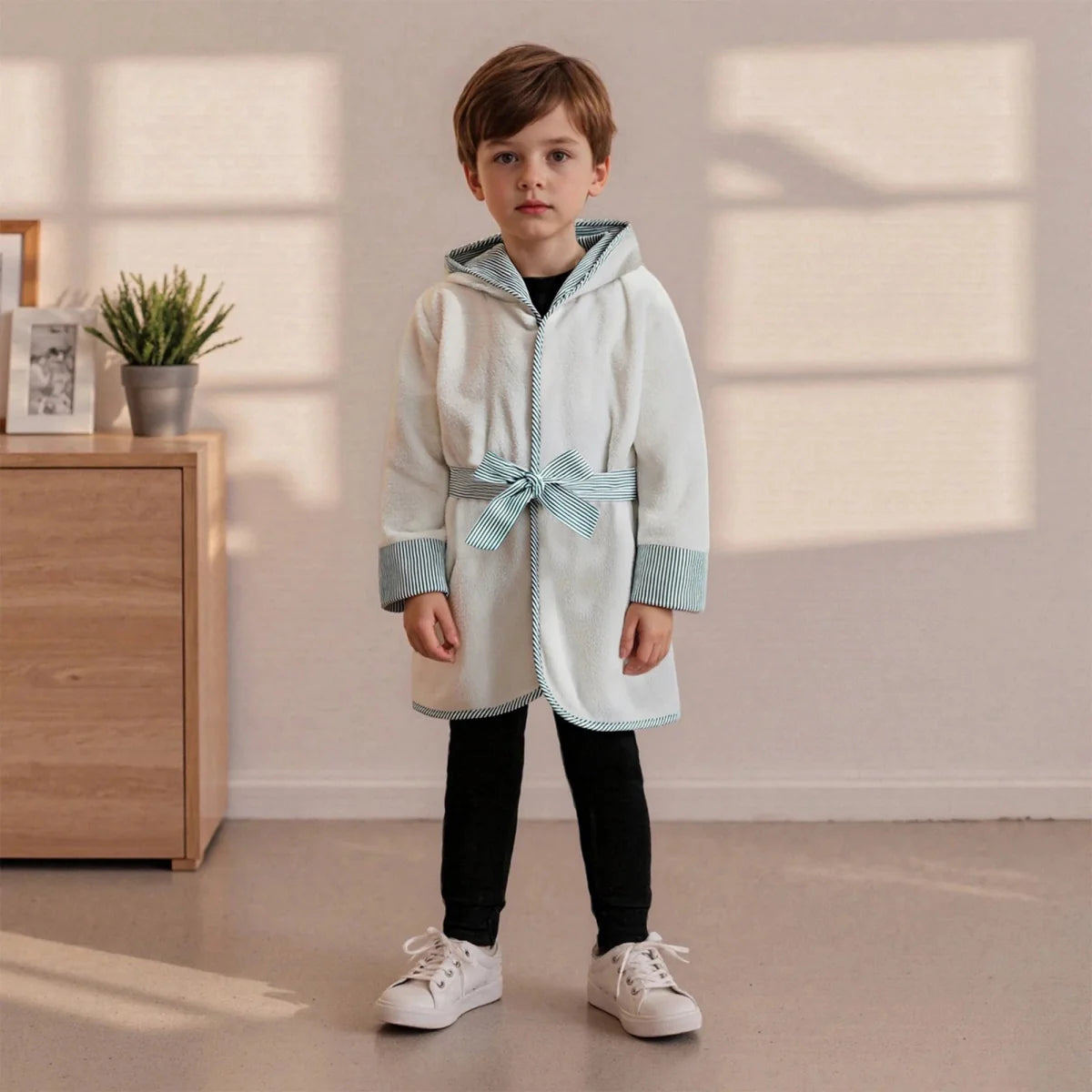 SNUGHOOD – Mjuk huva badrock för barn