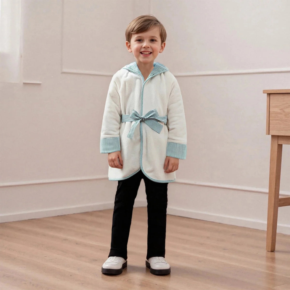 SNUGHOOD – Mjuk huva badrock för barn