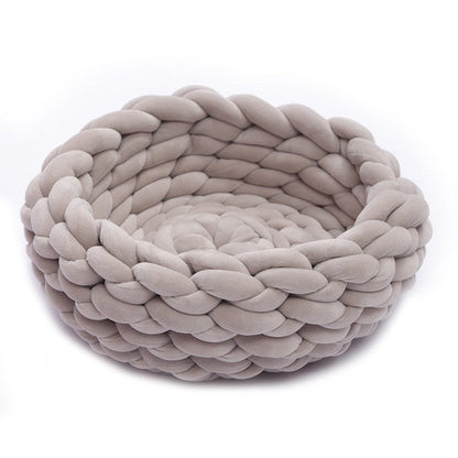 SNUGWOOL – Mjuk ullkorg för husdjur med högt kantstödsystem