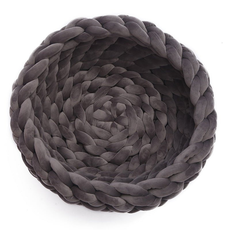 SNUGWOOL – Mjuk ullkorg för husdjur med högt kantstödsystem