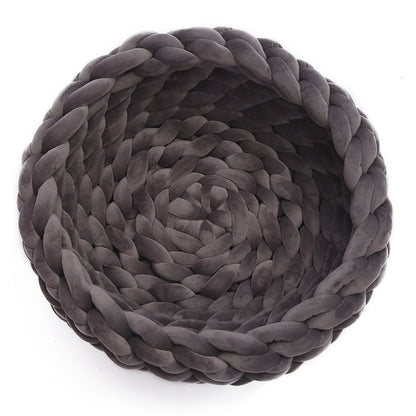 SNUGWOOL – Mjuk ullkorg för husdjur med högt kantstödsystem