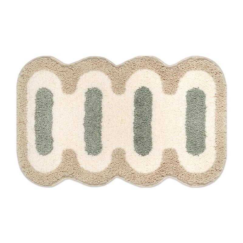 Carvallo - Mjuk badrumsmatta med stilren geometrisk design