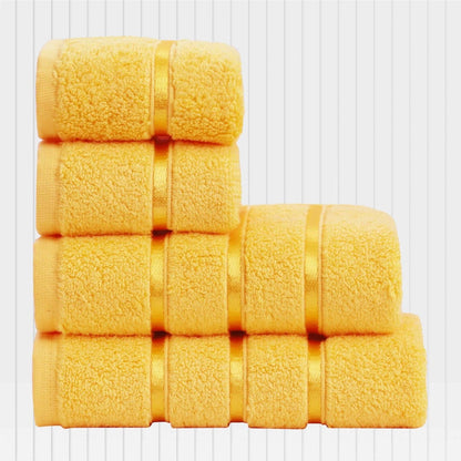 SOFTGLOW – 4-delat handduksset för badrums elegans