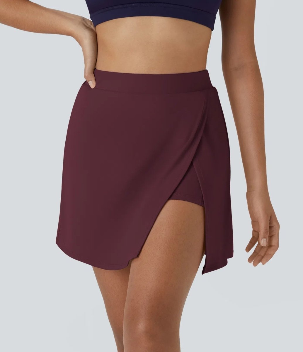 SoftlyZero Kjol - Ultr lätt mini med korta byxor, platt midja och dolda fickor