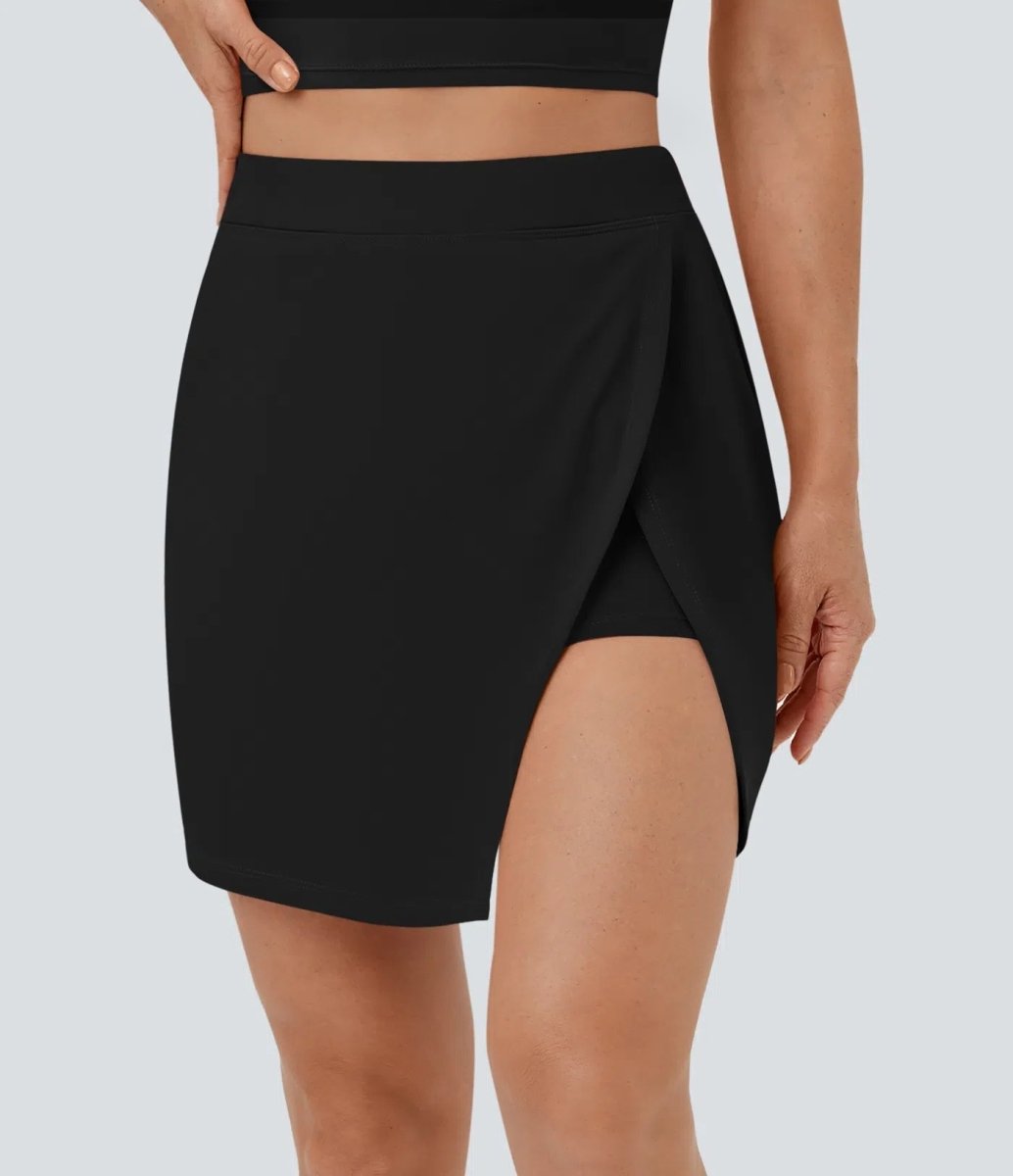 SoftlyZero Kjol - Ultr lätt mini med korta byxor, platt midja och dolda fickor