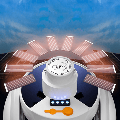 SolarGlow Cube – Bärbar solutomhuslampa med faltbar design och lång batteritid