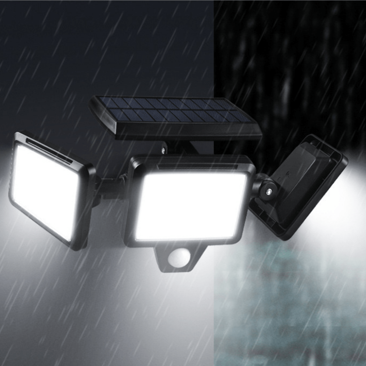 SOLARGUARD – Solarsäkerhetslampa med rörelsedetektor och fjärrkontroll