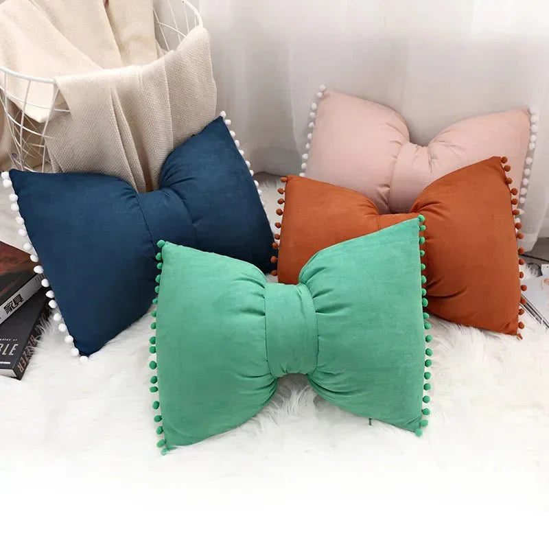 Solid Candy Colour Fransen Kuddöverdrag Sammet 50x30cm