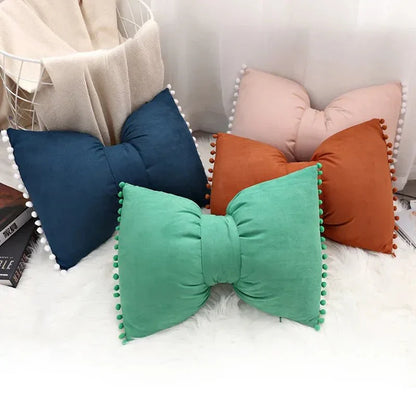 Solid Candy Colour Fransen Kuddöverdrag Sammet 50x30cm